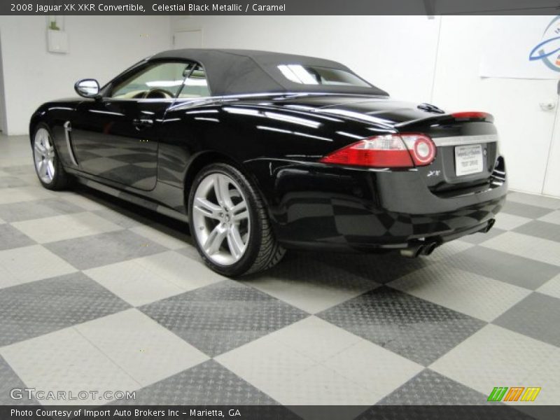 Celestial Black Metallic / Caramel 2008 Jaguar XK XKR Convertible