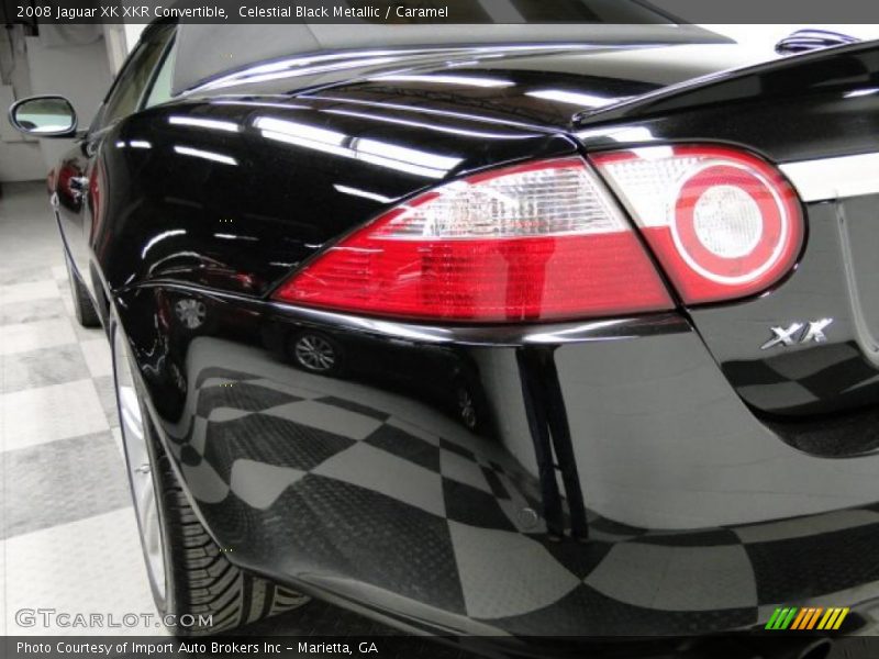 Celestial Black Metallic / Caramel 2008 Jaguar XK XKR Convertible