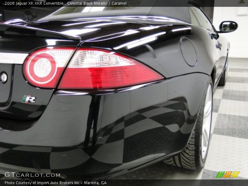 Celestial Black Metallic / Caramel 2008 Jaguar XK XKR Convertible