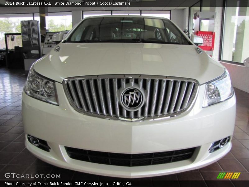 White Diamond Tricoat / Cocoa/Cashmere 2011 Buick LaCrosse CXL