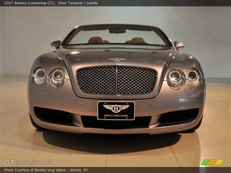 Silver Tempest / Saddle 2007 Bentley Continental GTC