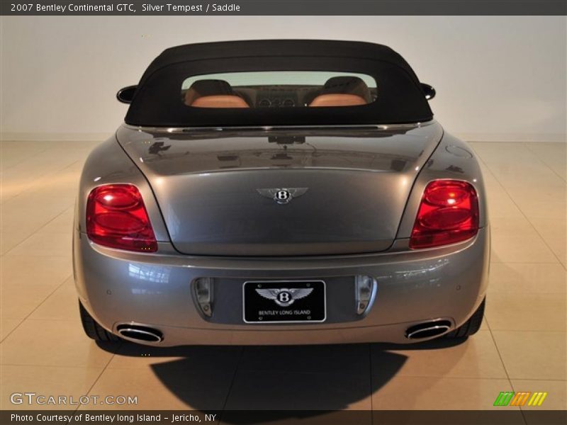 Silver Tempest / Saddle 2007 Bentley Continental GTC