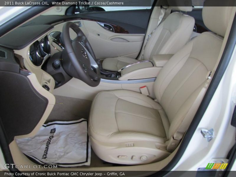 White Diamond Tricoat / Cocoa/Cashmere 2011 Buick LaCrosse CXL