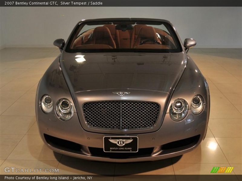Silver Tempest / Saddle 2007 Bentley Continental GTC