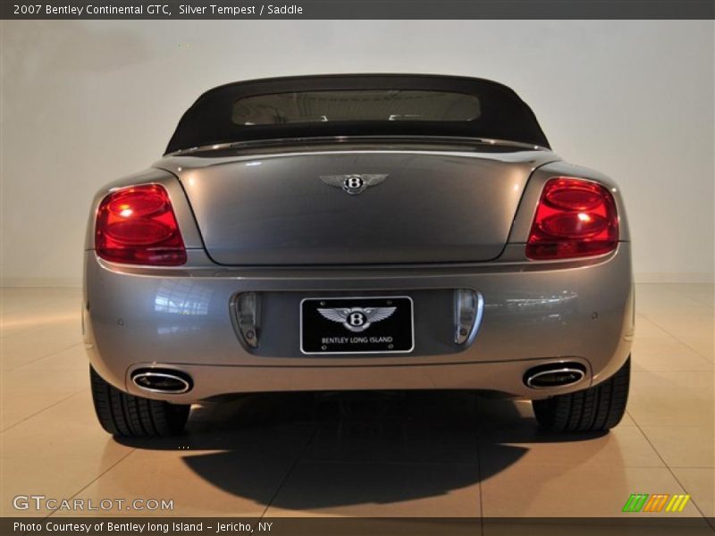 Silver Tempest / Saddle 2007 Bentley Continental GTC