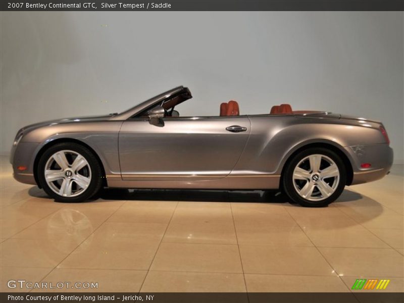 Silver Tempest / Saddle 2007 Bentley Continental GTC