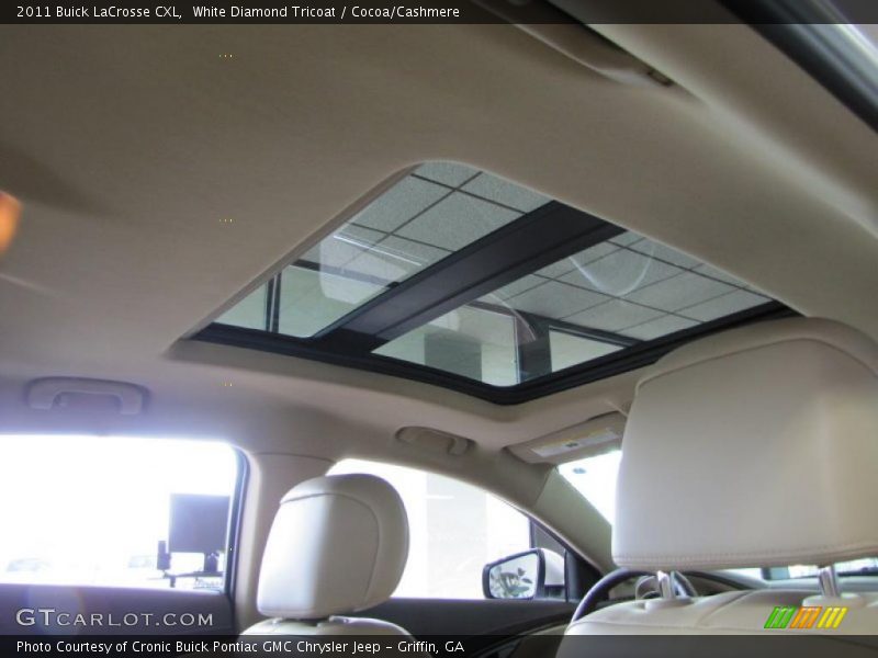 White Diamond Tricoat / Cocoa/Cashmere 2011 Buick LaCrosse CXL