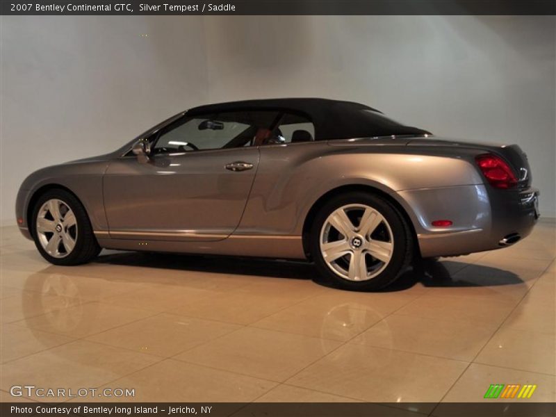 Silver Tempest / Saddle 2007 Bentley Continental GTC