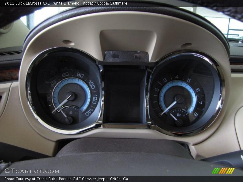 White Diamond Tricoat / Cocoa/Cashmere 2011 Buick LaCrosse CXL