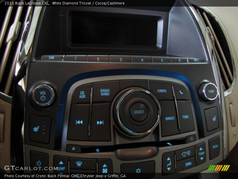 White Diamond Tricoat / Cocoa/Cashmere 2011 Buick LaCrosse CXL