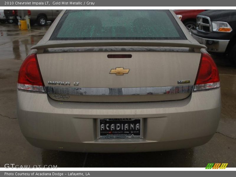 Gold Mist Metallic / Gray 2010 Chevrolet Impala LT