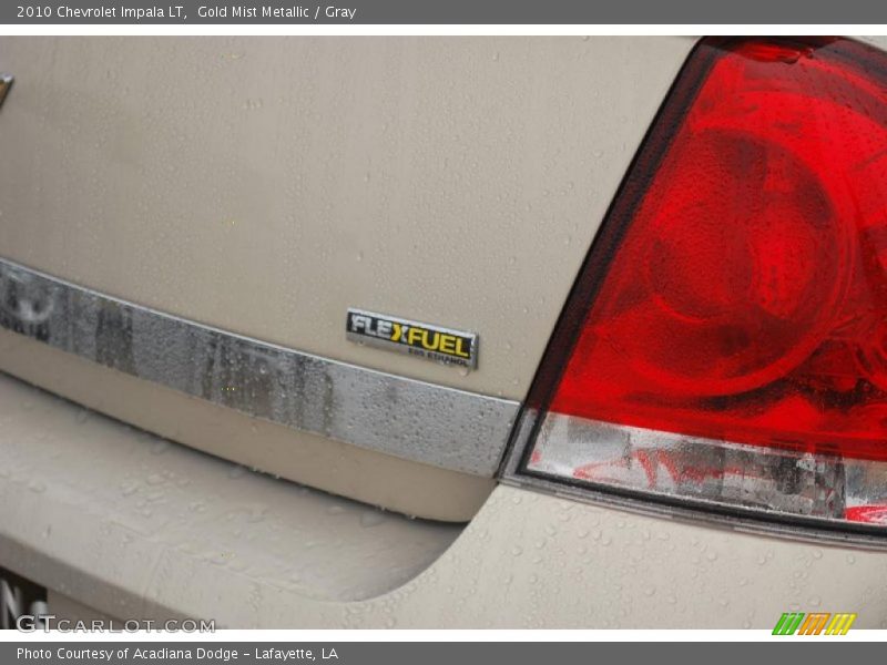 Gold Mist Metallic / Gray 2010 Chevrolet Impala LT