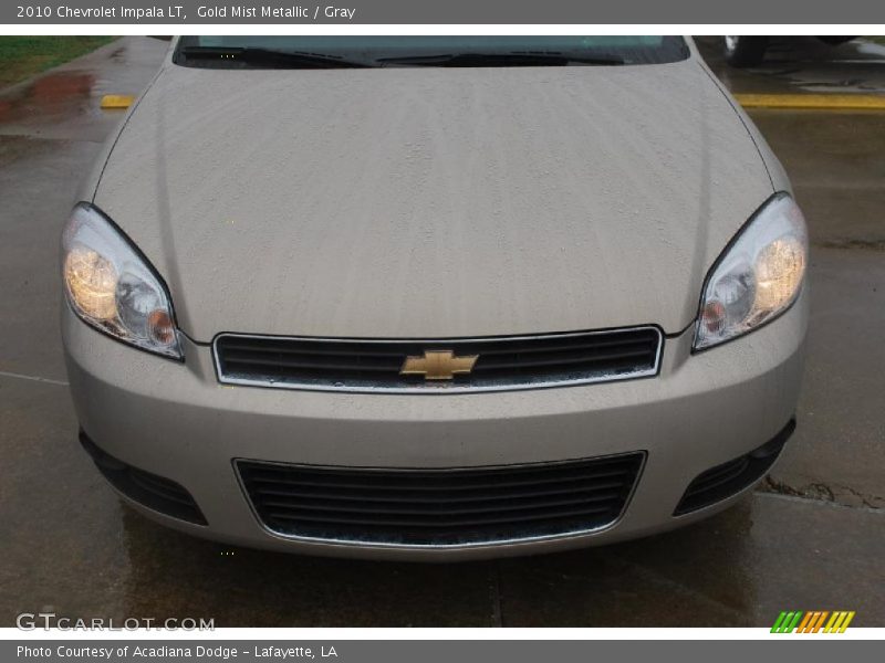 Gold Mist Metallic / Gray 2010 Chevrolet Impala LT