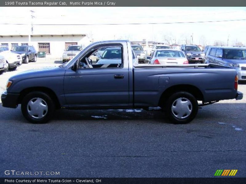 Mystic Purple Mica / Gray 1998 Toyota Tacoma Regular Cab
