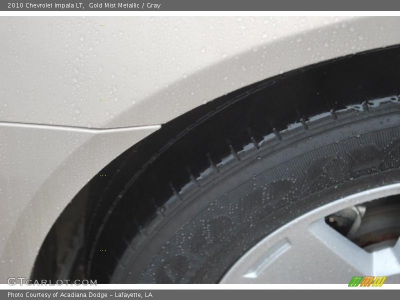 Gold Mist Metallic / Gray 2010 Chevrolet Impala LT