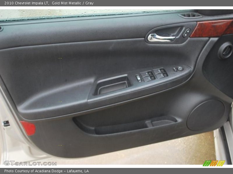 Gold Mist Metallic / Gray 2010 Chevrolet Impala LT