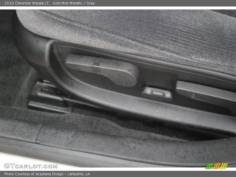 Gold Mist Metallic / Gray 2010 Chevrolet Impala LT