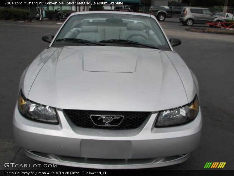 Silver Metallic / Medium Graphite 2004 Ford Mustang V6 Convertible