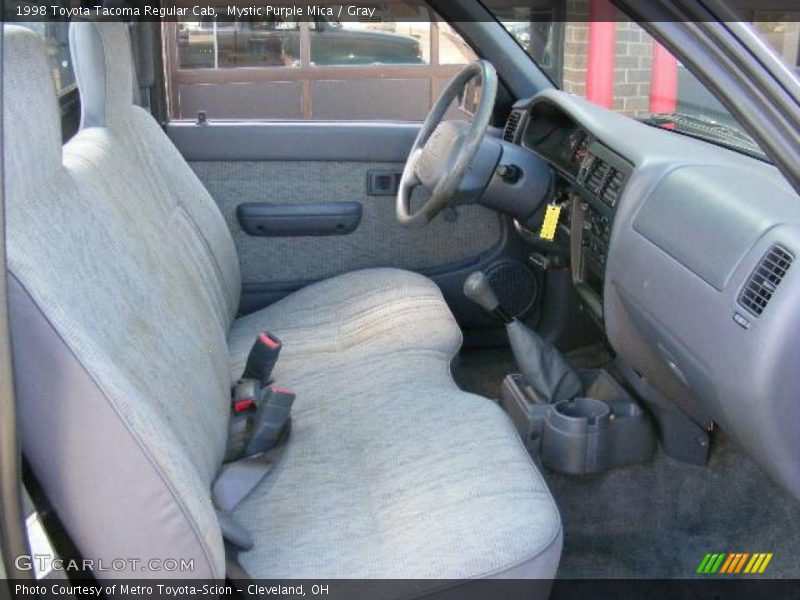 Mystic Purple Mica / Gray 1998 Toyota Tacoma Regular Cab