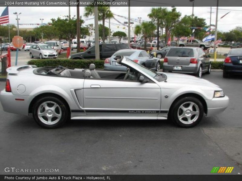 Silver Metallic / Medium Graphite 2004 Ford Mustang V6 Convertible
