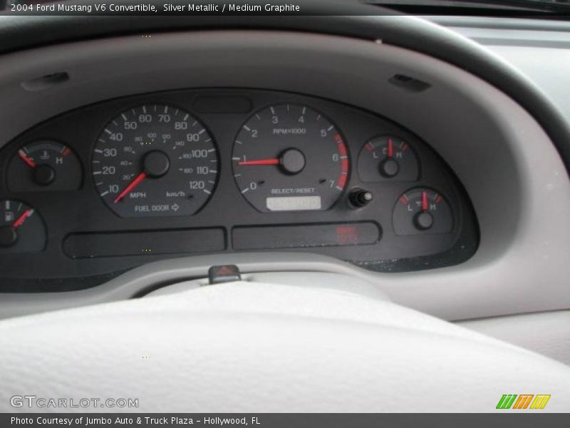 Silver Metallic / Medium Graphite 2004 Ford Mustang V6 Convertible