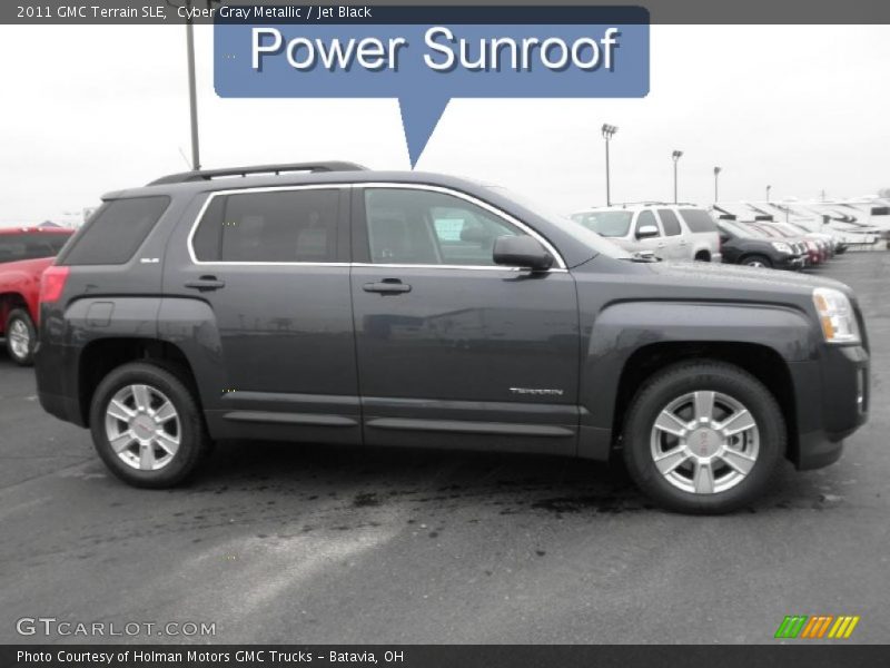 Cyber Gray Metallic / Jet Black 2011 GMC Terrain SLE