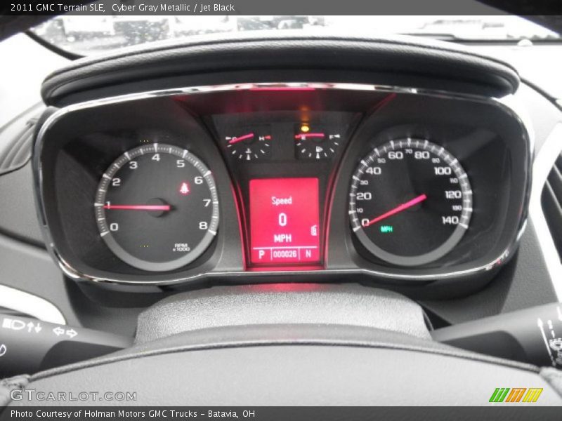 Cyber Gray Metallic / Jet Black 2011 GMC Terrain SLE