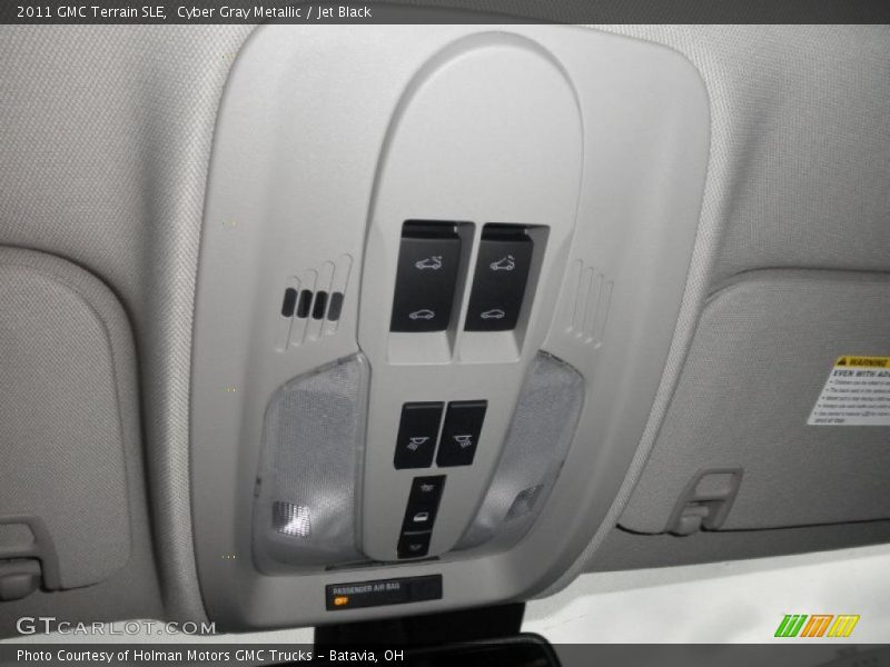 Cyber Gray Metallic / Jet Black 2011 GMC Terrain SLE