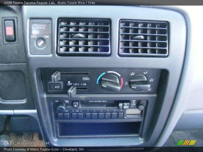 Mystic Purple Mica / Gray 1998 Toyota Tacoma Regular Cab