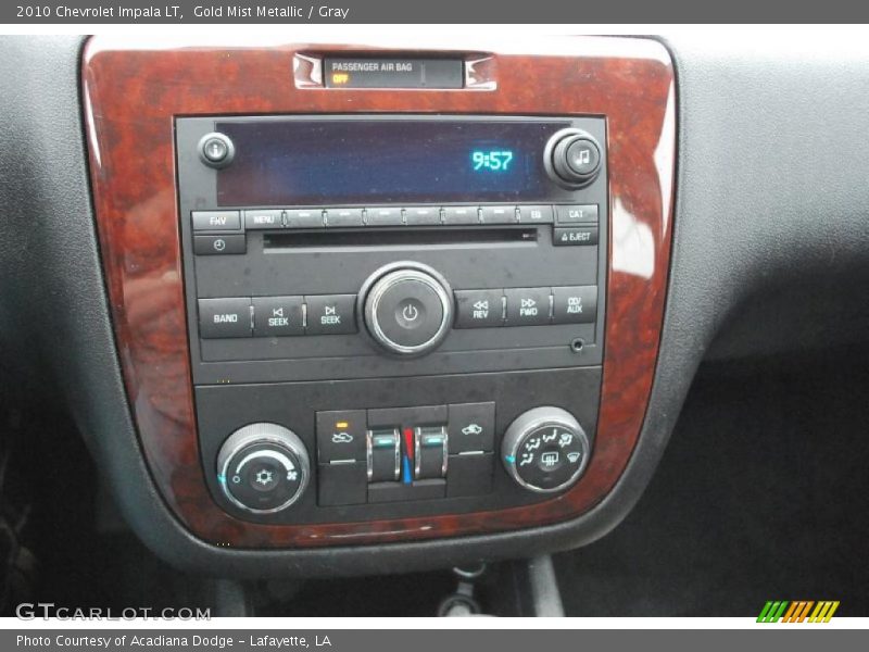 Gold Mist Metallic / Gray 2010 Chevrolet Impala LT