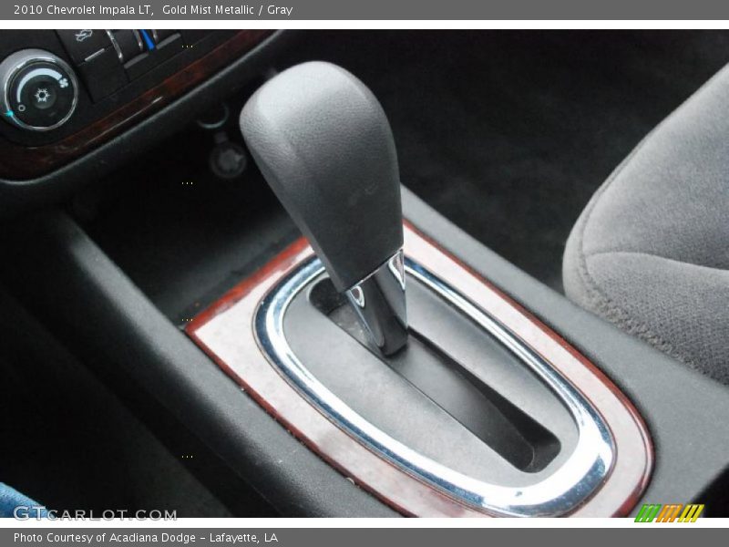 Gold Mist Metallic / Gray 2010 Chevrolet Impala LT