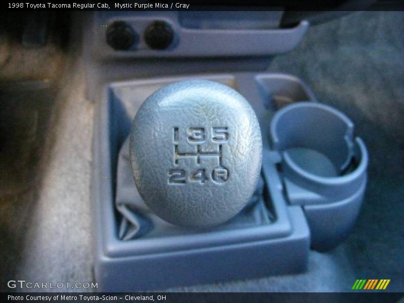 Mystic Purple Mica / Gray 1998 Toyota Tacoma Regular Cab