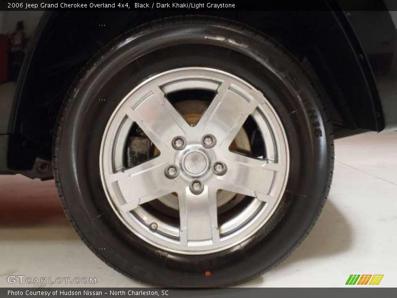 Black / Dark Khaki/Light Graystone 2006 Jeep Grand Cherokee Overland 4x4