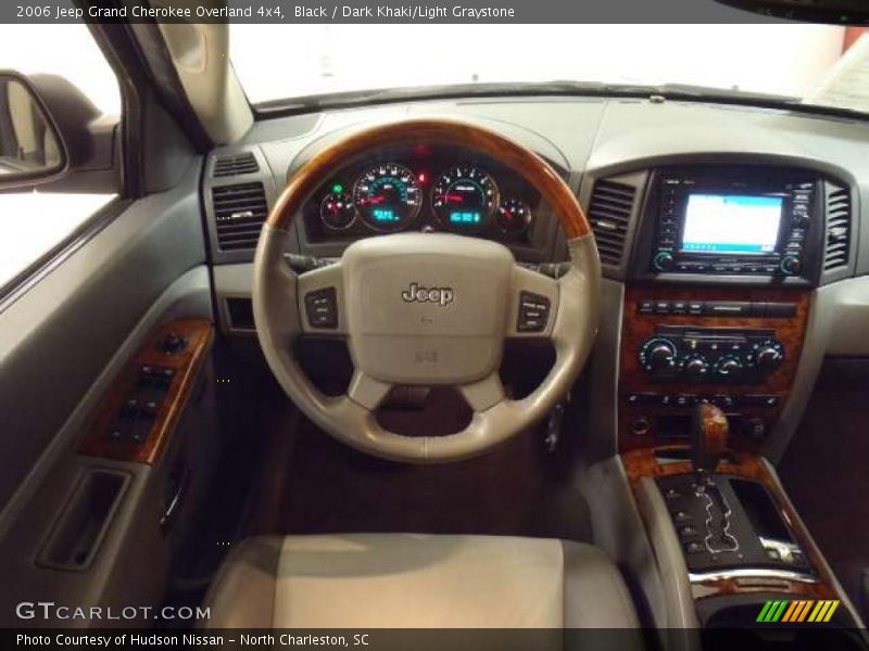 Black / Dark Khaki/Light Graystone 2006 Jeep Grand Cherokee Overland 4x4