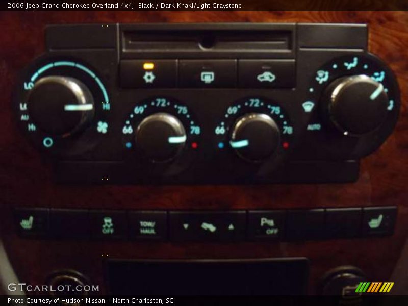 Black / Dark Khaki/Light Graystone 2006 Jeep Grand Cherokee Overland 4x4