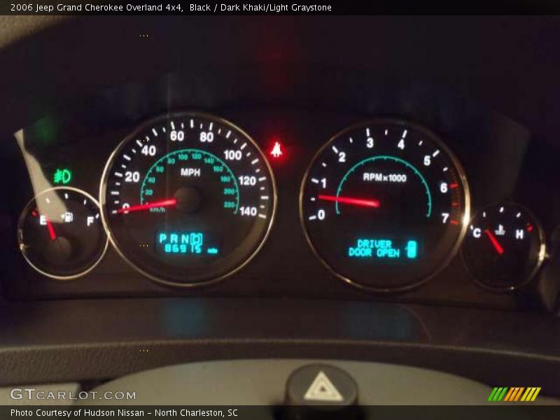 Black / Dark Khaki/Light Graystone 2006 Jeep Grand Cherokee Overland 4x4