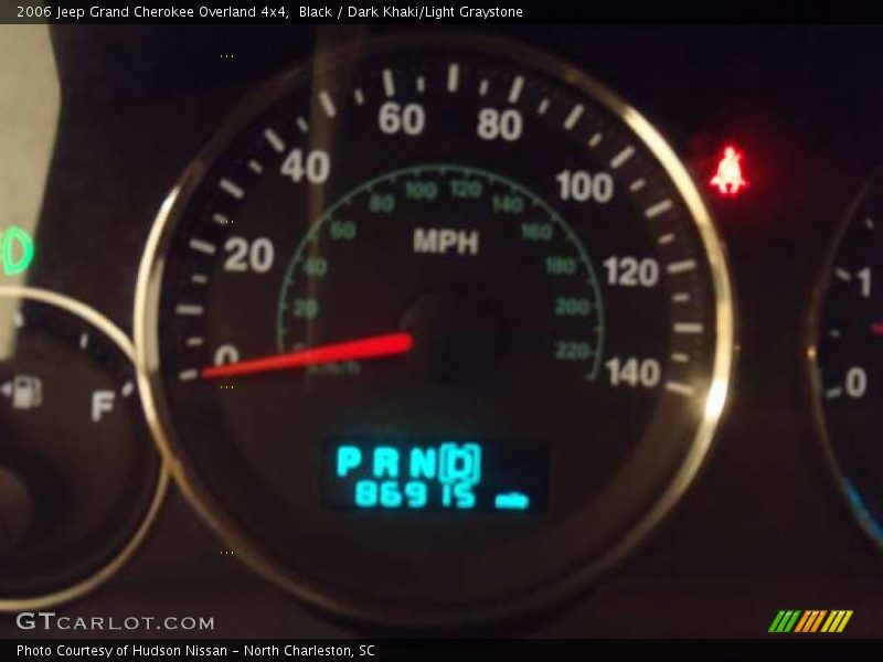 Black / Dark Khaki/Light Graystone 2006 Jeep Grand Cherokee Overland 4x4