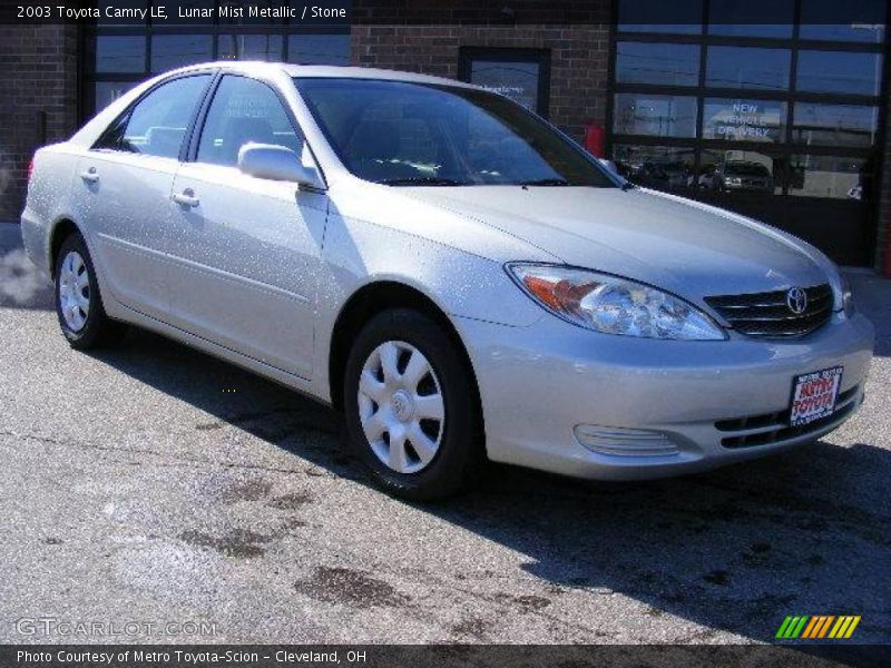 Lunar Mist Metallic / Stone 2003 Toyota Camry LE