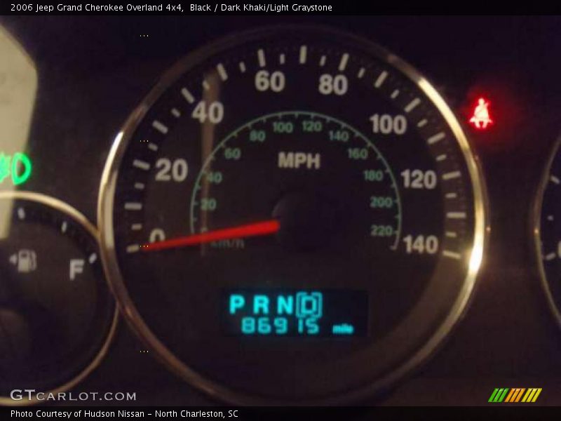 Black / Dark Khaki/Light Graystone 2006 Jeep Grand Cherokee Overland 4x4