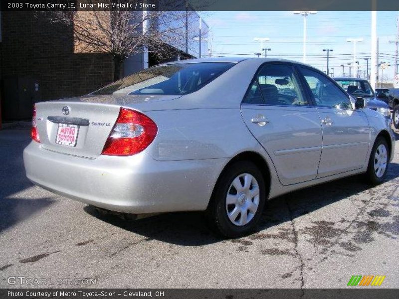 Lunar Mist Metallic / Stone 2003 Toyota Camry LE