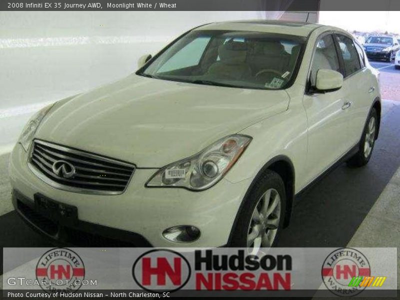 Moonlight White / Wheat 2008 Infiniti EX 35 Journey AWD
