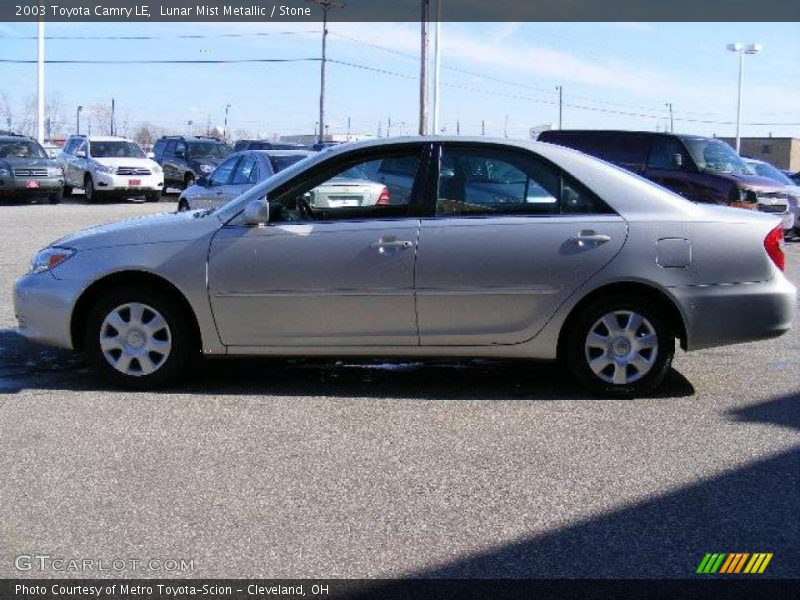 Lunar Mist Metallic / Stone 2003 Toyota Camry LE