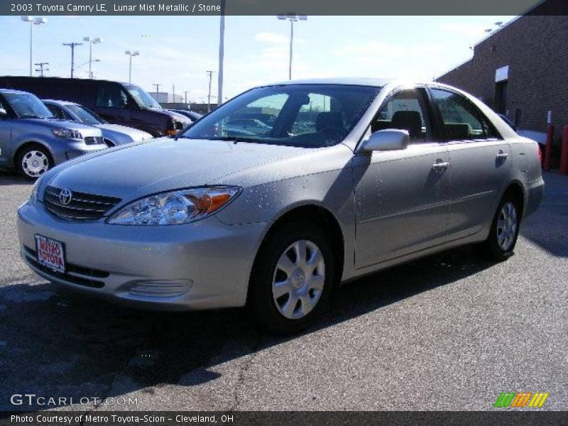 Lunar Mist Metallic / Stone 2003 Toyota Camry LE