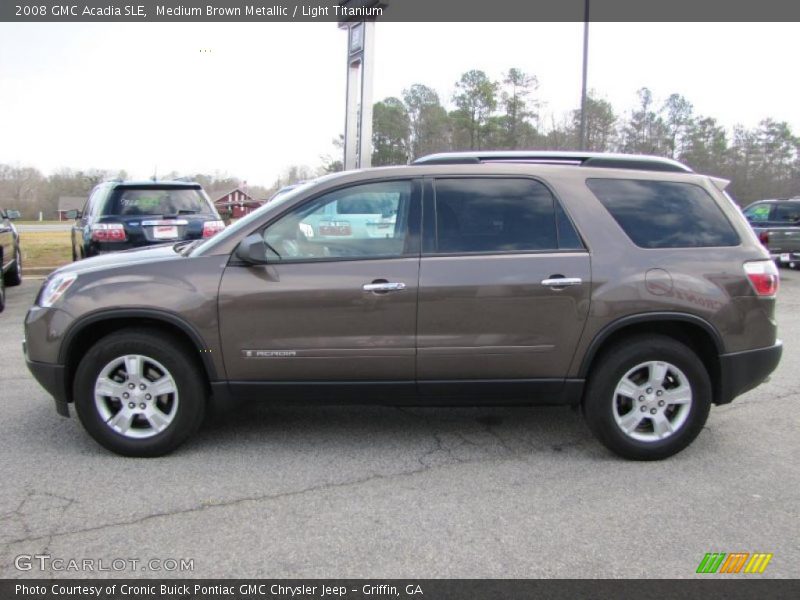 Medium Brown Metallic / Light Titanium 2008 GMC Acadia SLE