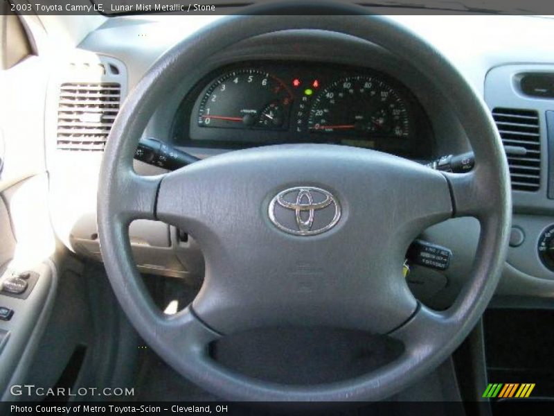 Lunar Mist Metallic / Stone 2003 Toyota Camry LE