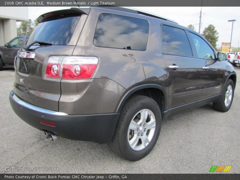 Medium Brown Metallic / Light Titanium 2008 GMC Acadia SLE