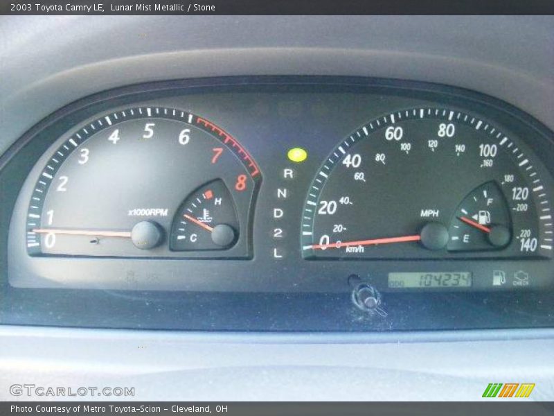 Lunar Mist Metallic / Stone 2003 Toyota Camry LE