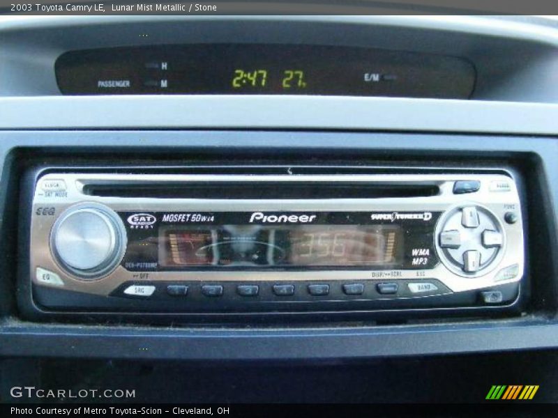 Lunar Mist Metallic / Stone 2003 Toyota Camry LE