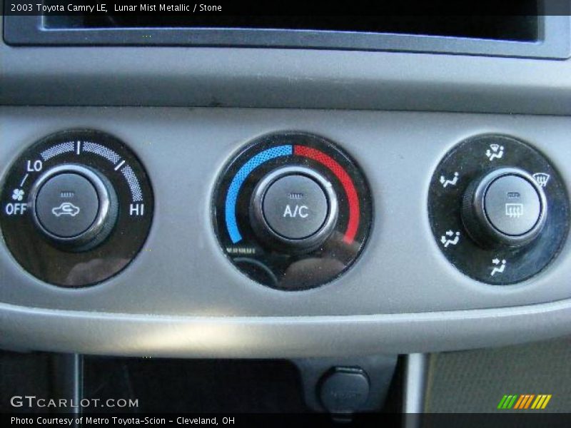 Lunar Mist Metallic / Stone 2003 Toyota Camry LE