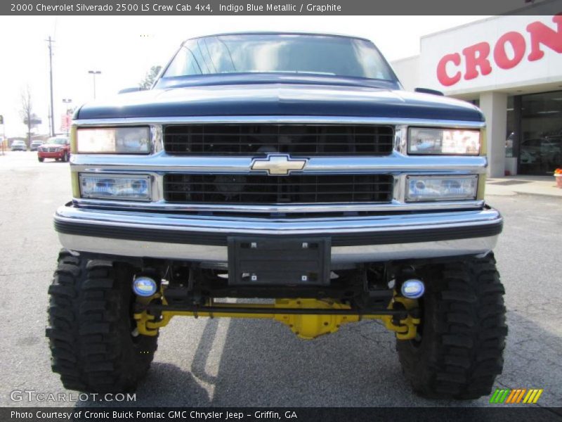 Indigo Blue Metallic / Graphite 2000 Chevrolet Silverado 2500 LS Crew Cab 4x4